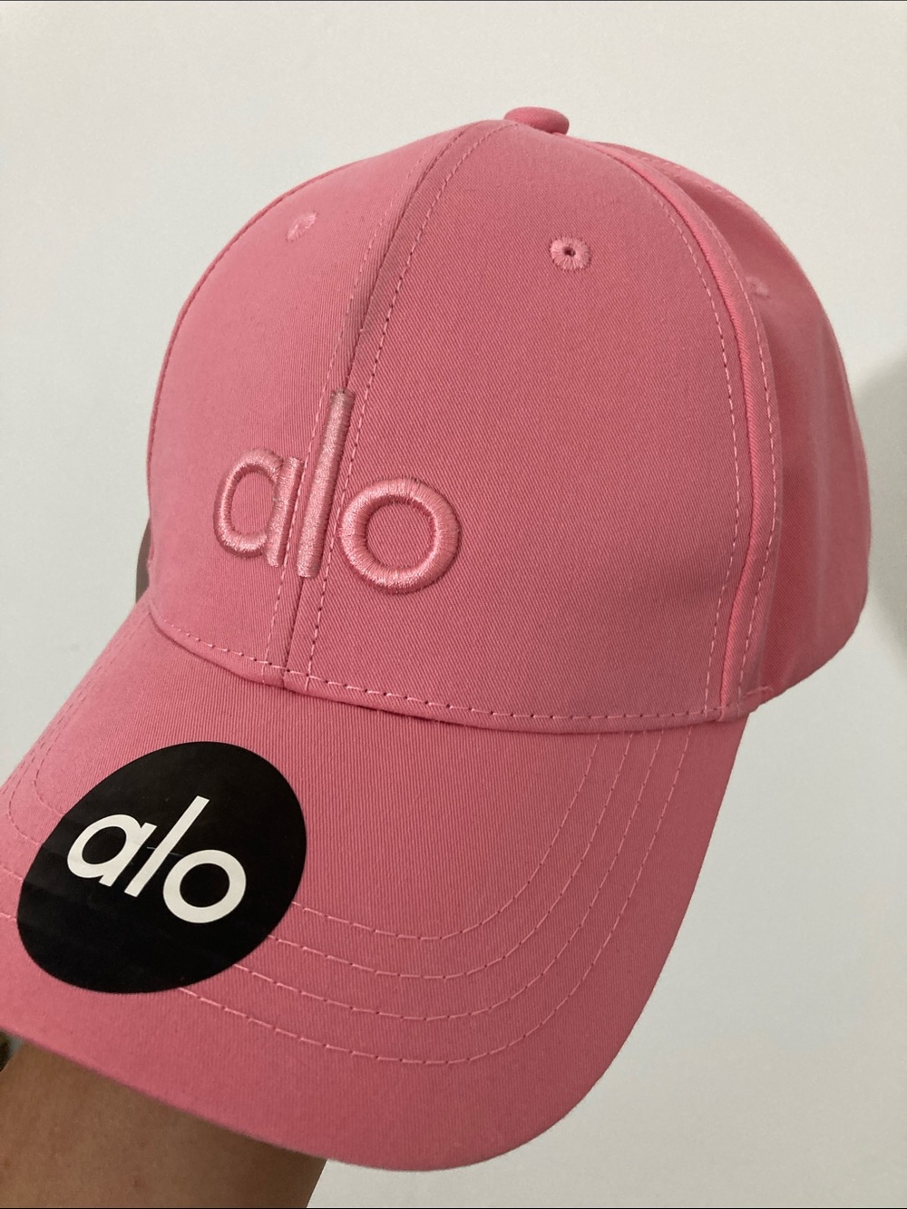 ALO Yoga Kids Coral Pink Baseball Cap